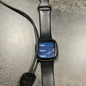 Fitbit Smartwatch with Black Band
